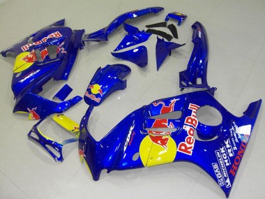 Honda CBR600 F3 Motorrad Verkleidung 1995-1996 - Blau Gelb Red Bull