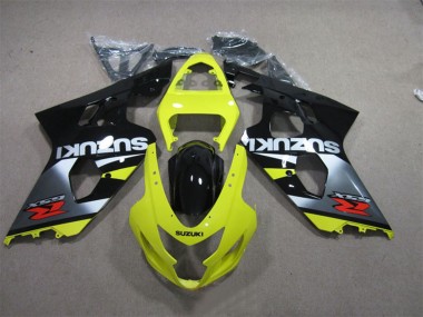 Suzuki GSXR 600 Motorrad Verkleidung 2004-2005 - Gelb Silber Schwarz Rot