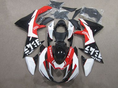 Suzuki GSXR 750 Motorrad Verkleidung 2011-2024 - Schwarz Rot