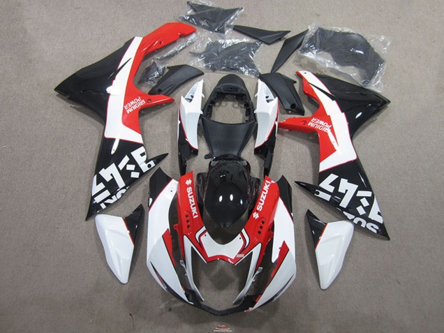 Suzuki GSXR 750 Motorrad Verkleidung 2011-2024 - Schwarz Rot