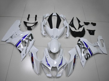 Suzuki GSXR 1000 Motorrad Verkleidung 2017-2024 - Weiss Blau