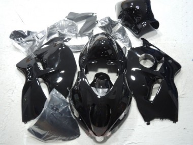 Suzuki GSXR 1300 Hayabusa Motorrad Verkleidung 1996-2007 - Glanzendes Schwarz