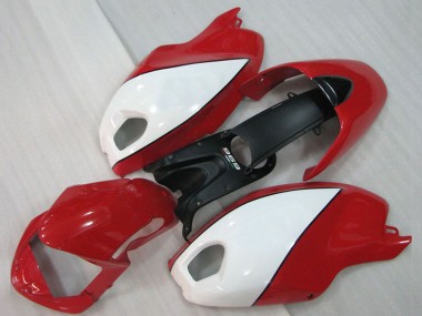 Ducati Monster 696 Motorrad Verkleidung 2008-2012 - Weiss Rot