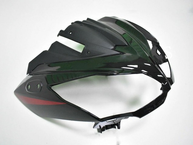 Kawasaki EX650 Motorrad Verkleidung 2012-2016 - Rot Glanzendes Schwarz