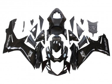 Suzuki GSXR 600/750 Motorrad Verkleidung 2011-2024 - Glanzendes Schwarz