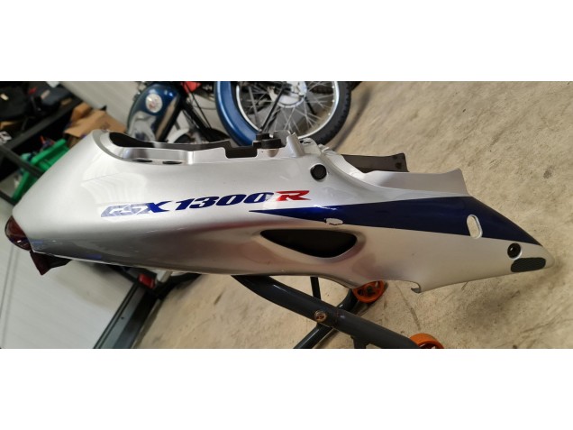 Suzuki GSXR 1300 Hayabusa Motorrad Verkleidung 1996-2007 - Blau Weiss
