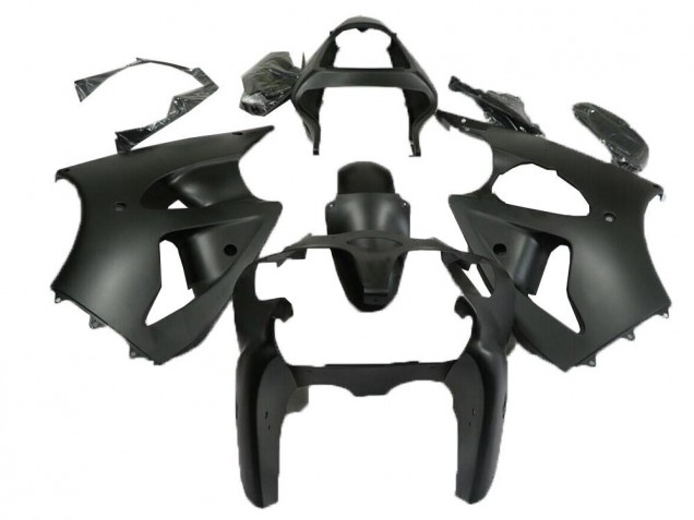 Matt Schwarz 2000-2002 ZX6R Motorrad Verkleidung Matt Schwarz 2000-2002 ZX6R Motorrad Verkleidung