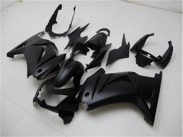 Matt Schwarz 2008-2012 EX250 Motorrad Verkleidung Matt Schwarz 2008-2012 EX250 Motorrad Verkleidung