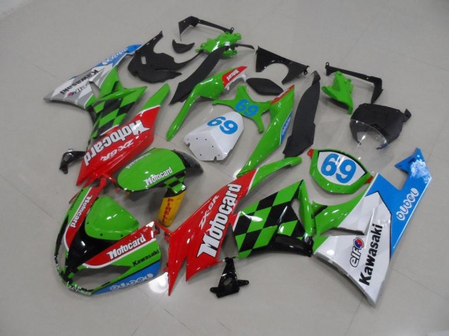 Motocard 2009-2012 ZX6R Motorrad Verkleidung Motocard 2009-2012 ZX6R Motorrad Verkleidung