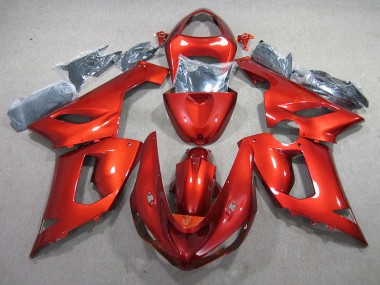 Orange 2005-2006 ZX6R Motorrad Verkleidungen