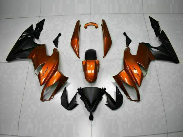 Orange 2009-2011 EX650 Motorrad Verkleidung Orange 2009-2011 EX650 Motorrad Verkleidung