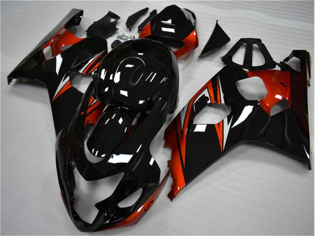 Orange Schwarz 2004-2005 GSXR 600/750 Motorrad Verkleidung Orange Schwarz 2004-2005 GSXR 600/750 Motorrad Verkleidung