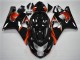 Orange Schwarz 2004-2005 GSXR 600/750 Motorrad Verkleidung Orange Schwarz 2004-2005 GSXR 600/750 Motorrad Verkleidung