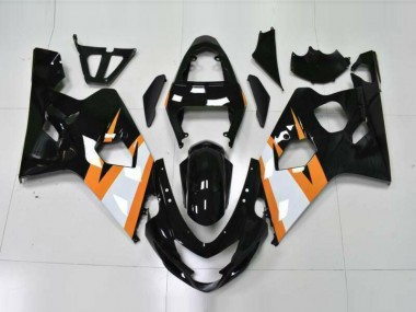 Orange Schwarz 2004-2005 GSXR 600/750 Motorrad Verkleidungen