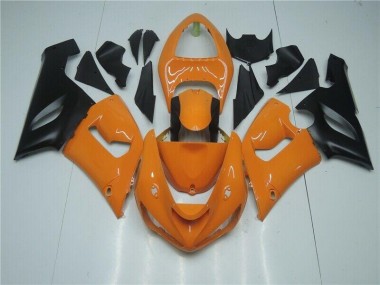 Orange Schwarz 2005-2006 ZX6R Motorrad Verkleidung