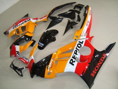 Orange Schwarz Repsol 1995-1998 CBR600 F3 Motorrad Verkleidung