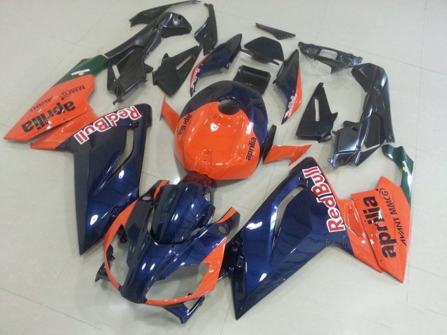 Orange und Dunkel blau 2006-2011 RS125 Motorrad Verkleidung