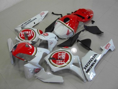 Perl Weiß Lucky Strike 2005-2006 CBR600RR Motorrad Verkleidung