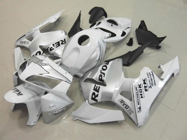 Repsol Weiß Silber 2005-2006 CBR600RR Motorrad Verkleidung