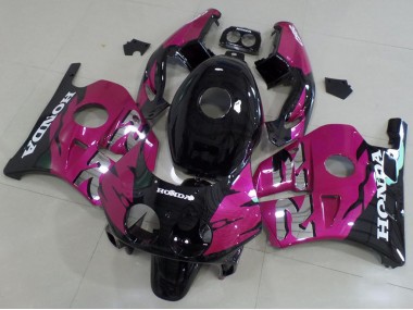 Rosa Schwarz 1991-1998 CBR250RR MC22 Motorrad Verkleidung
