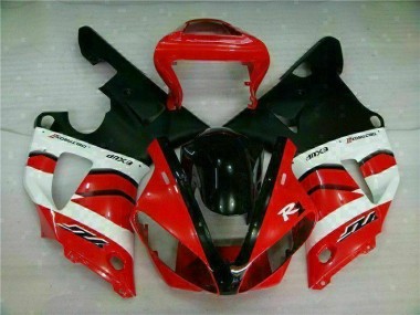 Rot 2000-2001 YZF R1 Motorrad Verkleidung Komplett Sets