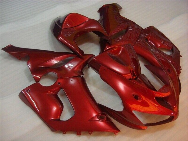 Rot 2005-2006 ZX6R Motorrad Verkleidung Rot 2005-2006 ZX6R Motorrad Verkleidung