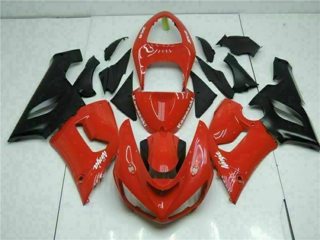 Rot 2005-2006 ZX6R Motorrad Verkleidungen Rot 2005-2006 ZX6R Motorrad Verkleidungen