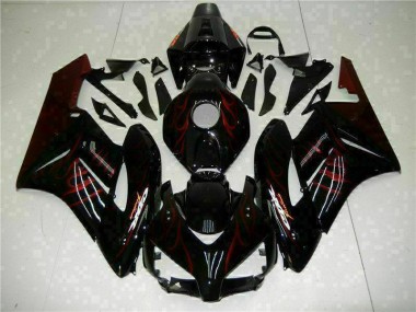 Rot Flamme Schwarz 2004-2005 CBR1000RR Motorrad Verkleidung