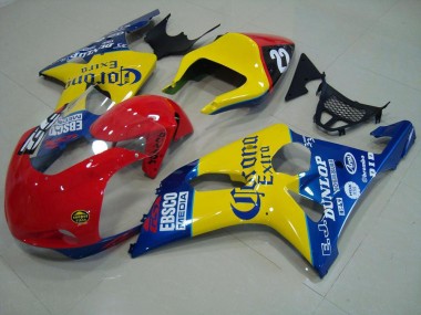 Rot Gelb Blau Corona Rennen 2000-2002 GSXR 1000 Motorrad Verkleidung