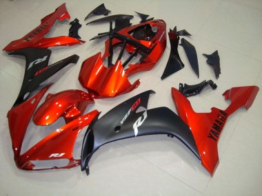 Rot Matt Schwarz 2004-2006 YZF R1 Motorrad Verkleidung