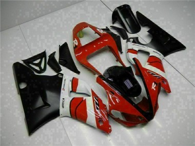 Rot Schwarz 2000-2001 YZF R1 Motorrad Verkleidung
