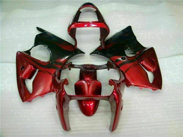 Rot Schwarz 2000-2002 ZX6R Motorrad Verkleidung Rot Schwarz 2000-2002 ZX6R Motorrad Verkleidung