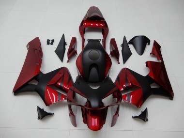 Rot Schwarz 2003-2004 CBR600RR Motorrad Verkleidung