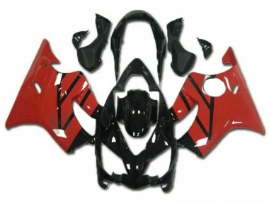 Rot Schwarz 2004-2007 CBR600 F4i Motorrad Verkleidung