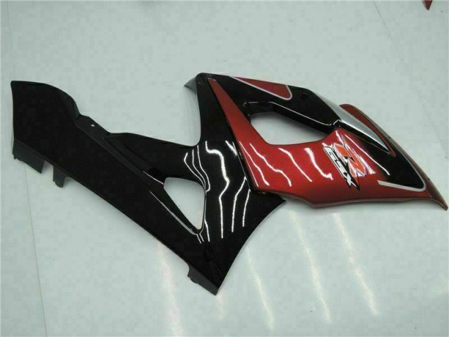 Rot Schwarz 2005-2006 GSXR 1000 Motorrad Verkleidungen Rot Schwarz 2005-2006 GSXR 1000 Motorrad Verkleidungen