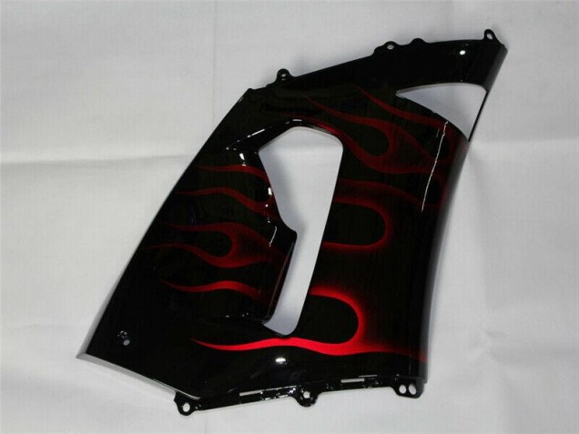 Rot Schwarz 2005-2006 ZX6R Motorrad Verkleidung Rot Schwarz 2005-2006 ZX6R Motorrad Verkleidung