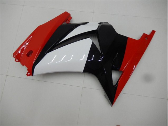 Rot Schwarz Weiß 2008-2012 EX250 Motorrad Verkleidung Rot Schwarz Weiß 2008-2012 EX250 Motorrad Verkleidung