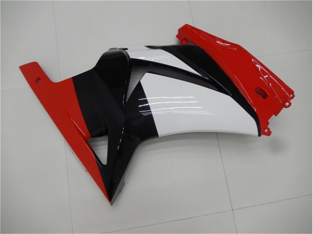 Rot Schwarz Weiß 2008-2012 EX250 Motorrad Verkleidung Rot Schwarz Weiß 2008-2012 EX250 Motorrad Verkleidung