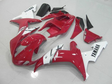 Rot Weiß 2002-2003 YZF R1 Motorrad Verkleidung