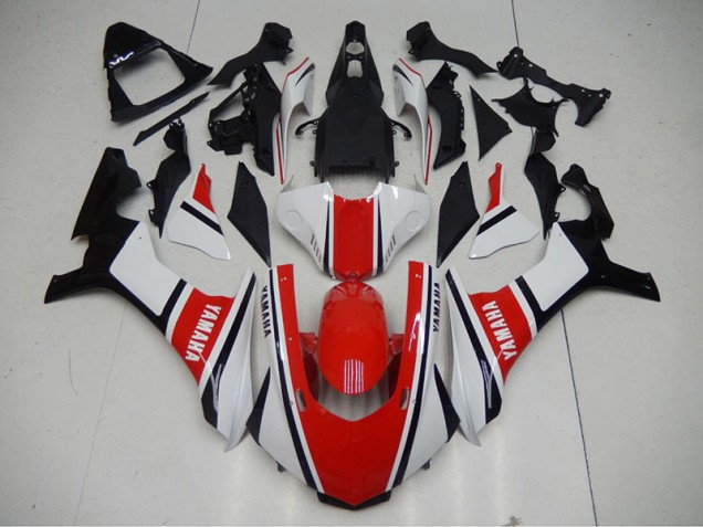 Rot Weiß 2015-2019 YZF R1 Motorrad Verkleidungen Rot Weiß 2015-2019 YZF R1 Motorrad Verkleidungen