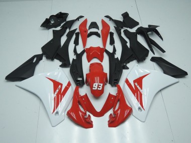 Rot Weiß 93 2011-2013 CBR125R Motorrad Verkleidung