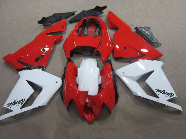 Rot Weiß Ninja 2003-2005 ZX10R Motorrad Verkleidung Rot Weiß Ninja 2003-2005 ZX10R Motorrad Verkleidung