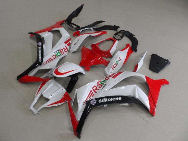 Rot Weiß Rapid 2011-2015 ZX10R Motorrad Verkleidung Rot Weiß Rapid 2011-2015 ZX10R Motorrad Verkleidung