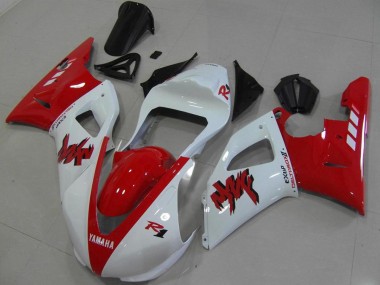 Rot Weiß Rennen 2000-2001 YZF R1 Motorrad Verkleidung