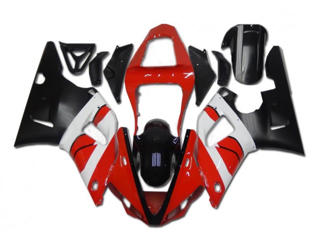 Rot Weiß Schwarz 2000-2001 YZF R1 Motorrad Verkleidung Rot Weiß Schwarz 2000-2001 YZF R1 Motorrad Verkleidung