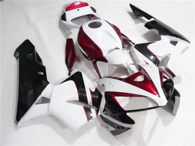 Rot Weiß Schwarz 2005-2006 CBR600RR Motorrad Verkleidung Rot Weiß Schwarz 2005-2006 CBR600RR Motorrad Verkleidung