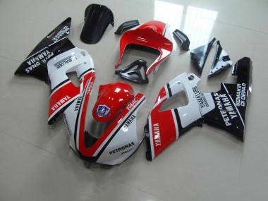 Rot Weiß Yamalube Rennen 2000-2001 YZF R1 Motorrad Verkleidung