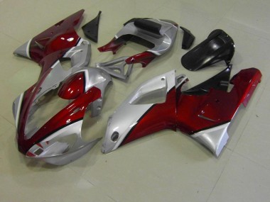 Rot und Silber 2000-2001 YZF R1 Motorrad Verkleidung