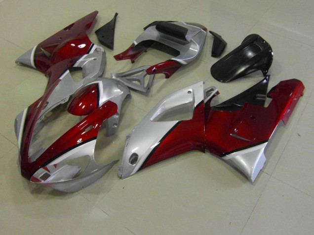 Rot und Silber 2000-2001 YZF R1 Motorrad Verkleidung Rot und Silber 2000-2001 YZF R1 Motorrad Verkleidung