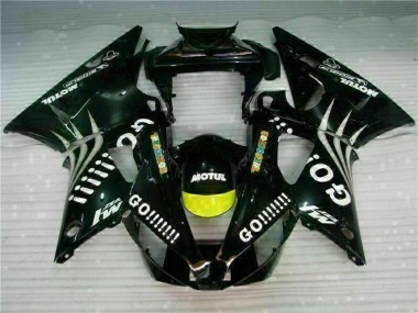 Schwarz 2000-2001 YZF R1 Motorrad Verkleidungen
